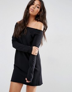 Трикотажное платье ASOS - Черный