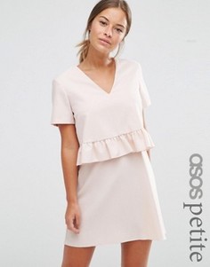 Платье с короткими рукавами ASOS PETITE - Розовый