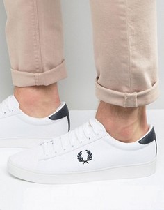 Парусиновые кроссовки Fred Perry Spencer - Белый