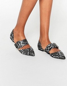 Балетки с острым носом ASOS LAGUNA - Мульти