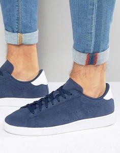 Синие замшевые кроссовки Nike Tennis Classic Cs 829351-401 - Синий