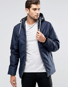 Парка с капюшоном и флисовой подкладкой Jack &amp; Jones - Темно-синий