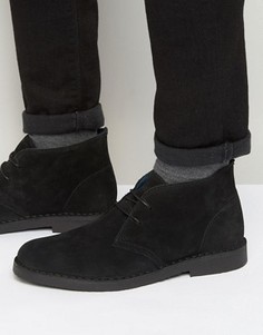 Замшевые ботинки чукка Dune Calabassas - Черный