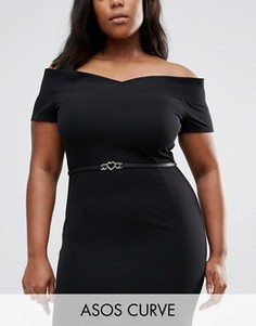 Ремень ASOS CURVE - Черный