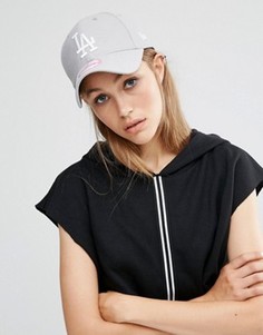 Серая сетчатая кепка New Era LA 9Forty - Серый