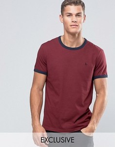 Футболка классического кроя Jack Wills Ringer - Красный