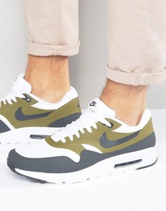 Белые кроссовки Nike Air Max 1 Ultra Essential 819476-107 - Белый