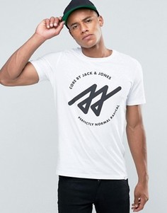 Футболка с принтом Jack &amp; Jones - Белый