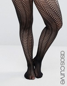 Колготки ASOS CURVE Pelerine - Черный