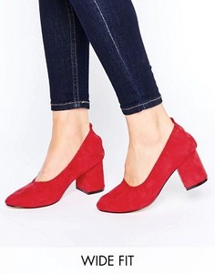 Туфли на каблуке для широкой стопы ASOS SIMONE - Красный