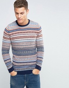 Джемпер в полоску United Colors of Benetton - Темно-синий