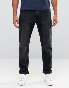Черные выбеленные джинсы прямого кроя Esprit - Черный