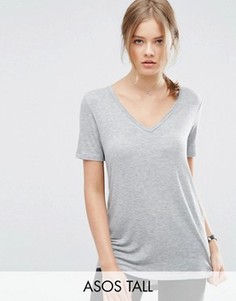 Футболка с короткими рукавами ASOS TALL The New Forever - Серый