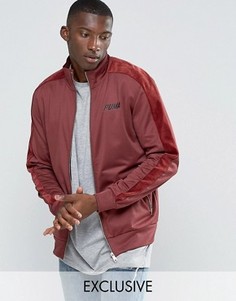 Спортивная куртка с бархатной отделкой Puma эксклюзивно для ASOS - Красный