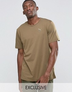 Oversize-футболка цвета хаки Puma эксклюзивно для ASOS - Зеленый