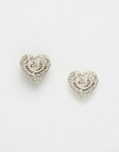 Серьги-кольца с форме сердечек Juicy Couture - Золотой