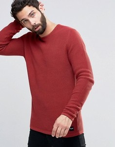 Фактурный джемпер Only &amp; Sons - Красный