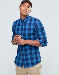 Окрашенная рубашка из шамбре Jack & Jones - Черный