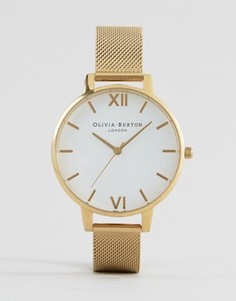 Часы с сетчатым ремешком Olivia Burton OB15BD84 - Золотой