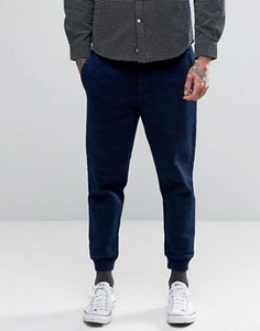 Плотные спортивные штаны из флиса Edwin - Темно-синий