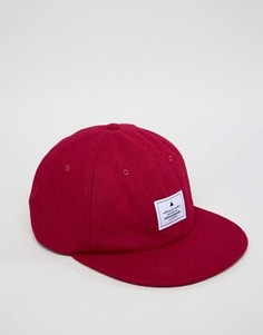 Бордовая бейсболка ASOS - Красный