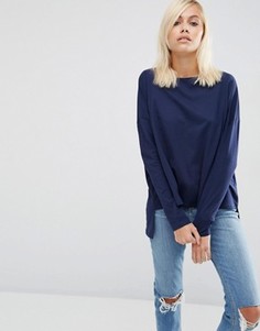 Легкий свитшот ASOS - Темно-синий