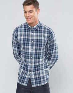 Рубашка в клетку классического кроя Jack Wills - Синий