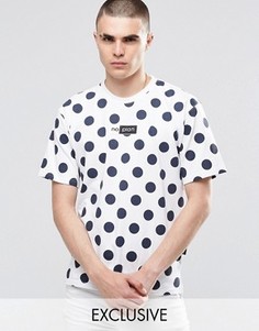 Футболка в горошек Dont Ask My Plan - Белый