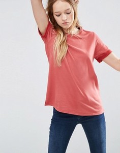 Легкая трикотажная футболка ASOS - Красный