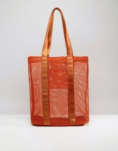 Сетчатая сумка‑шоппер ASOS LIFESTYLE - Оранжевый