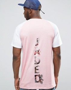 Футболка с рукавами реглан Jaded London - Розовый