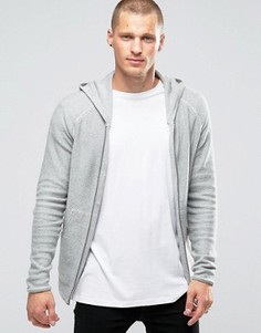 Кардиган на молнии с капюшоном Jack &amp; Jones - Серый