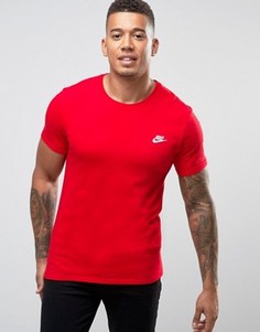 Футболка с вышитым логотипом Nike 827021-611 - Красный
