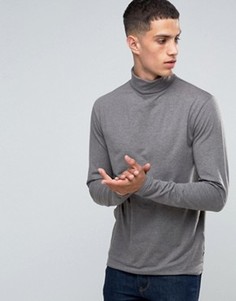 Трикотажный топ с высоким воротом Only &amp; Sons - Серый