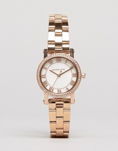 Часы оттенка розового золота Michael Kors Petit Noire MK3558 - Золотой