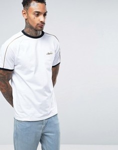 Футболка с золотистым кантом Ellesse - Белый