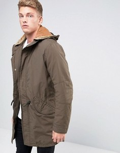 Фиштейл-парка со стеганой подкладкой Jack &amp; Jones Vintage - Зеленый