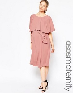 Платье миди для беременных ASOS Maternity - Фиолетовый