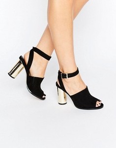 Сандалии на каблуке ASOS HENA - Черный