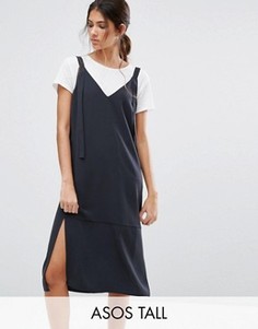 Платье-комбинация ASOS TALL - Серый