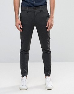 Зауженные брюки с манжетами Only &amp; Sons - Серый