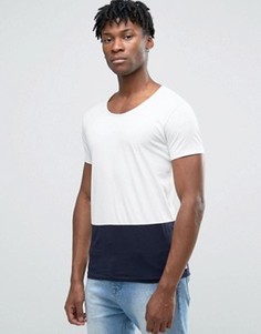Футболка со вставкой Scotch and Soda - Белый