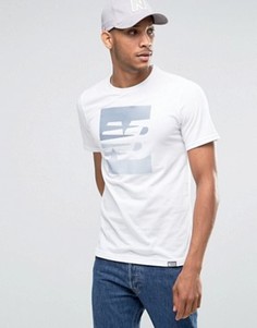 Белая футболка с логотипом New Balance SS MT63514_WT - Белый