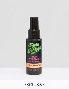 Оттеночный спрей Pimps &amp; Pinups High Voltage Hair Pop Paint 40 мл - эксклюзивно для ASOS - Цвет: персиковый - Оранжевый