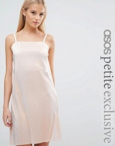 Платье мини цвета металлик ASOS PETITE - Коричневый