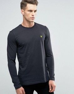Лонгслив с логотипом Lyle &amp; Scott - Черный