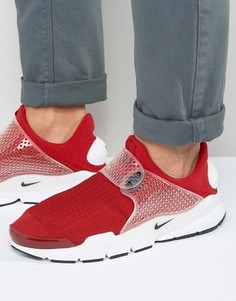 Красные кроссовки Nike Sock Dart 819686-601 - Красный
