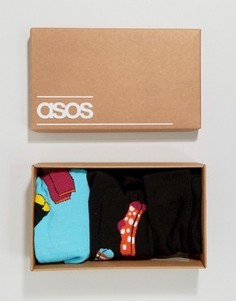 Подарочный набор из 3 пар носков ASOS - Мульти