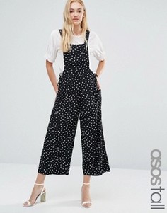 Комбинезон с принтом в горошек ASOS TALL - Мульти