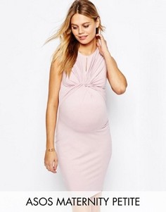 Облегающее платье без рукавов для беременных ASOS Maternity PETITE - Розовый